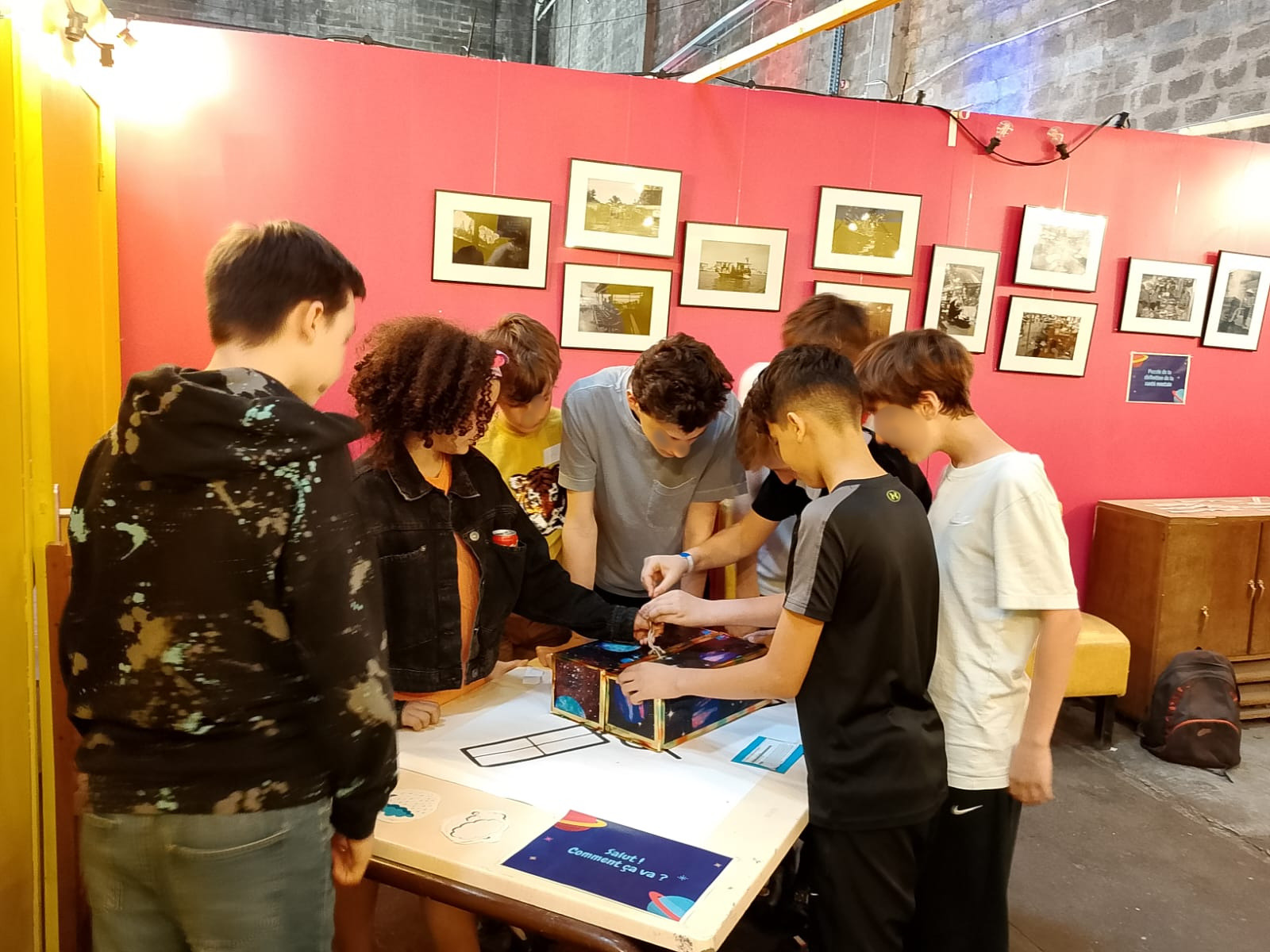 Jeunes lors de l'Escape Game 