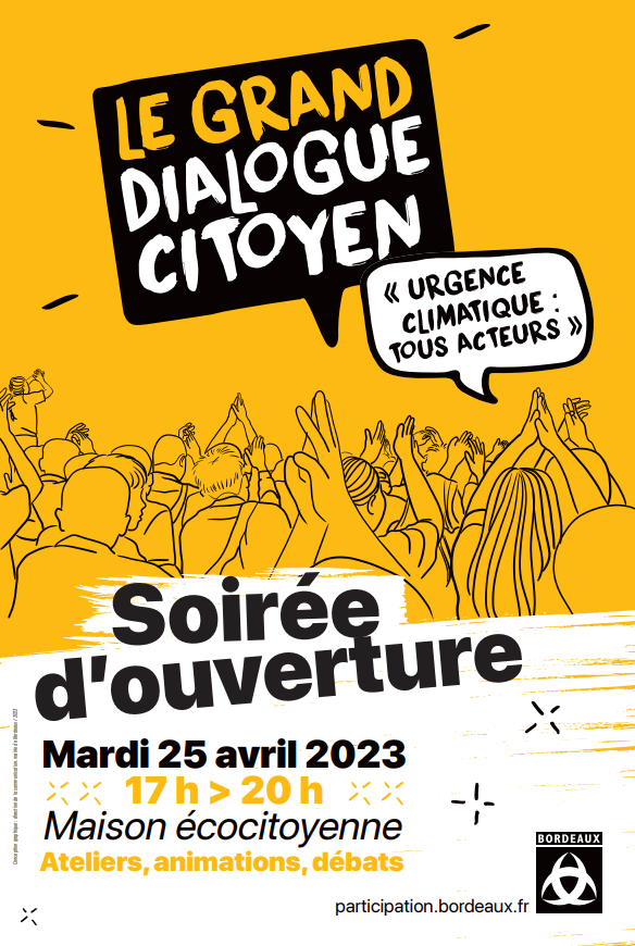 Soirée d'ouverture : le Grand dialogue citoyen "urgence climatique : tous acteurs" 