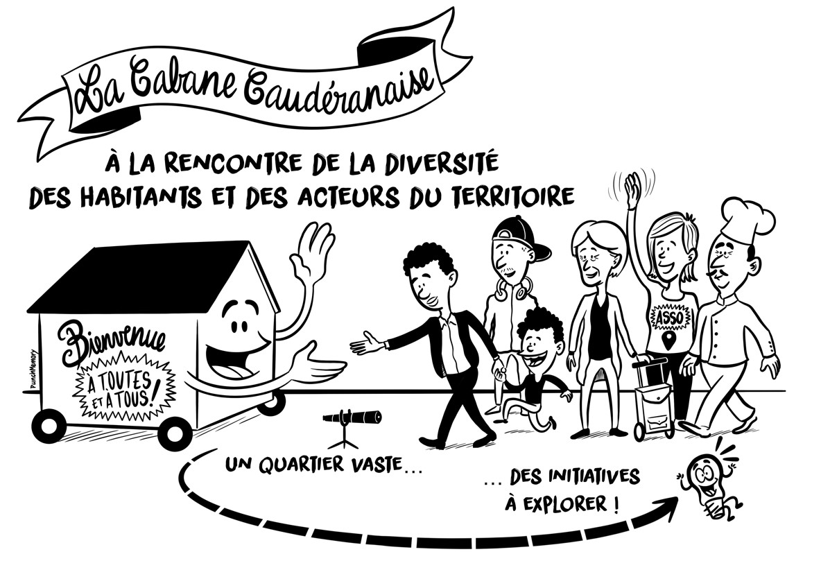 Image média: 18 - La cabane caudéranaise : un mobilier urbain mobile pour le quartier 