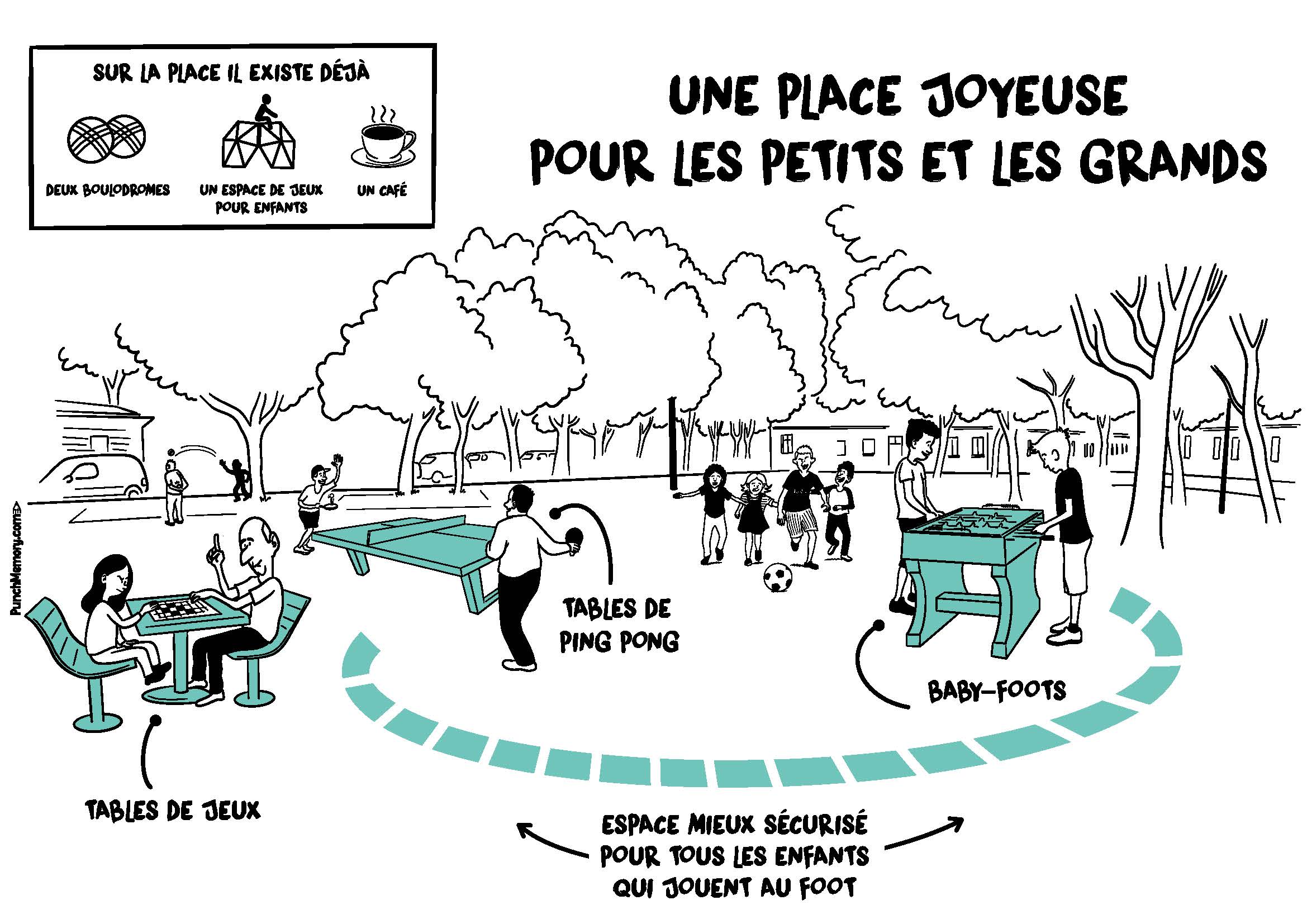 Image média: 8.	Plus de vert et de fraîcheur sur la place Ferdinand Buisson 