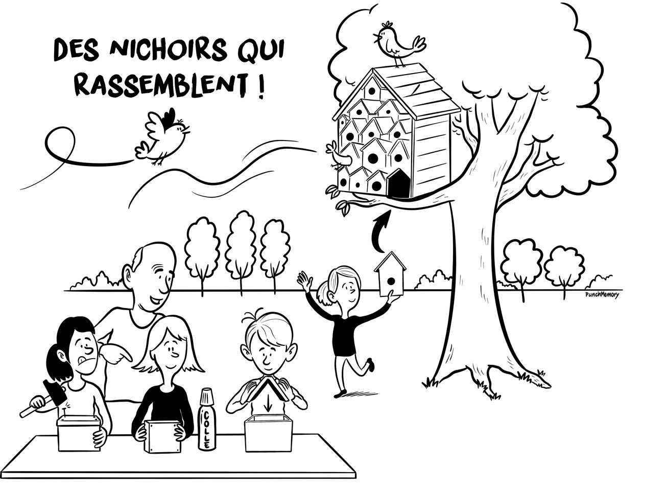 Image média: 35 - Des nichoirs au Grand Parc
