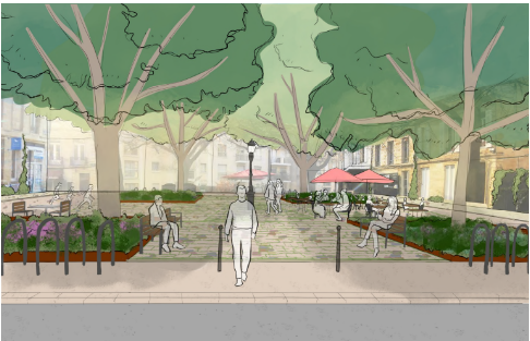 Image média: Réaménagement de la place Lucien Victor Meunier