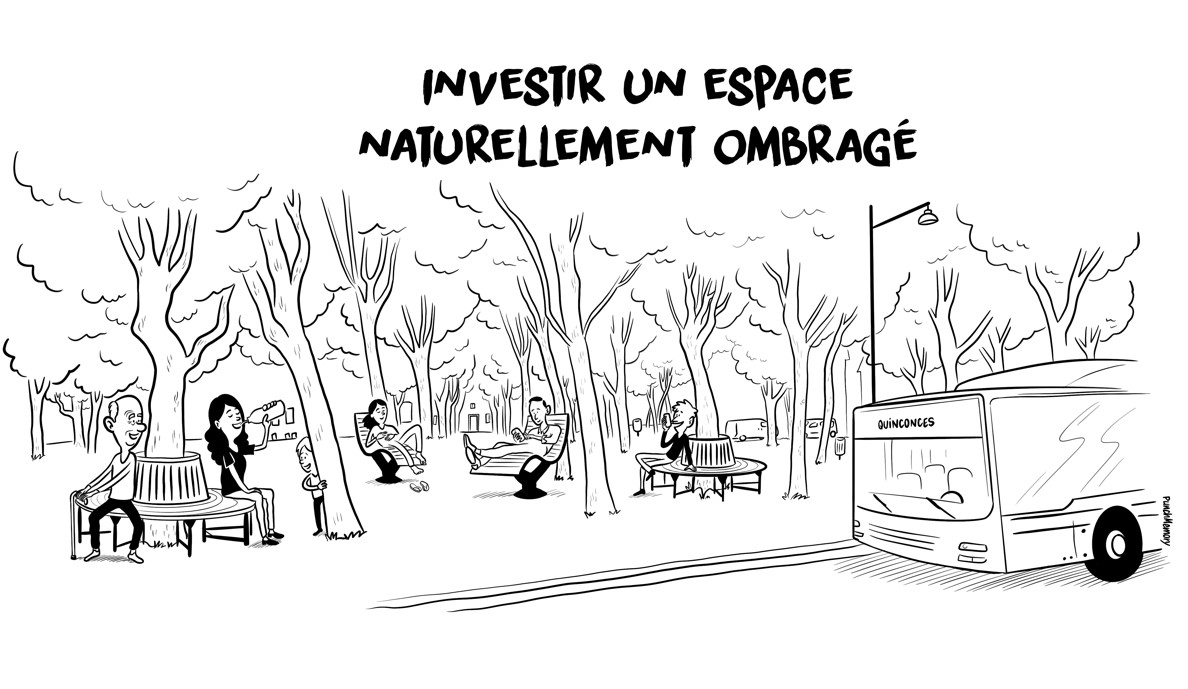 Image média: 17 - Installation de mobilier urbain aux Quinconces