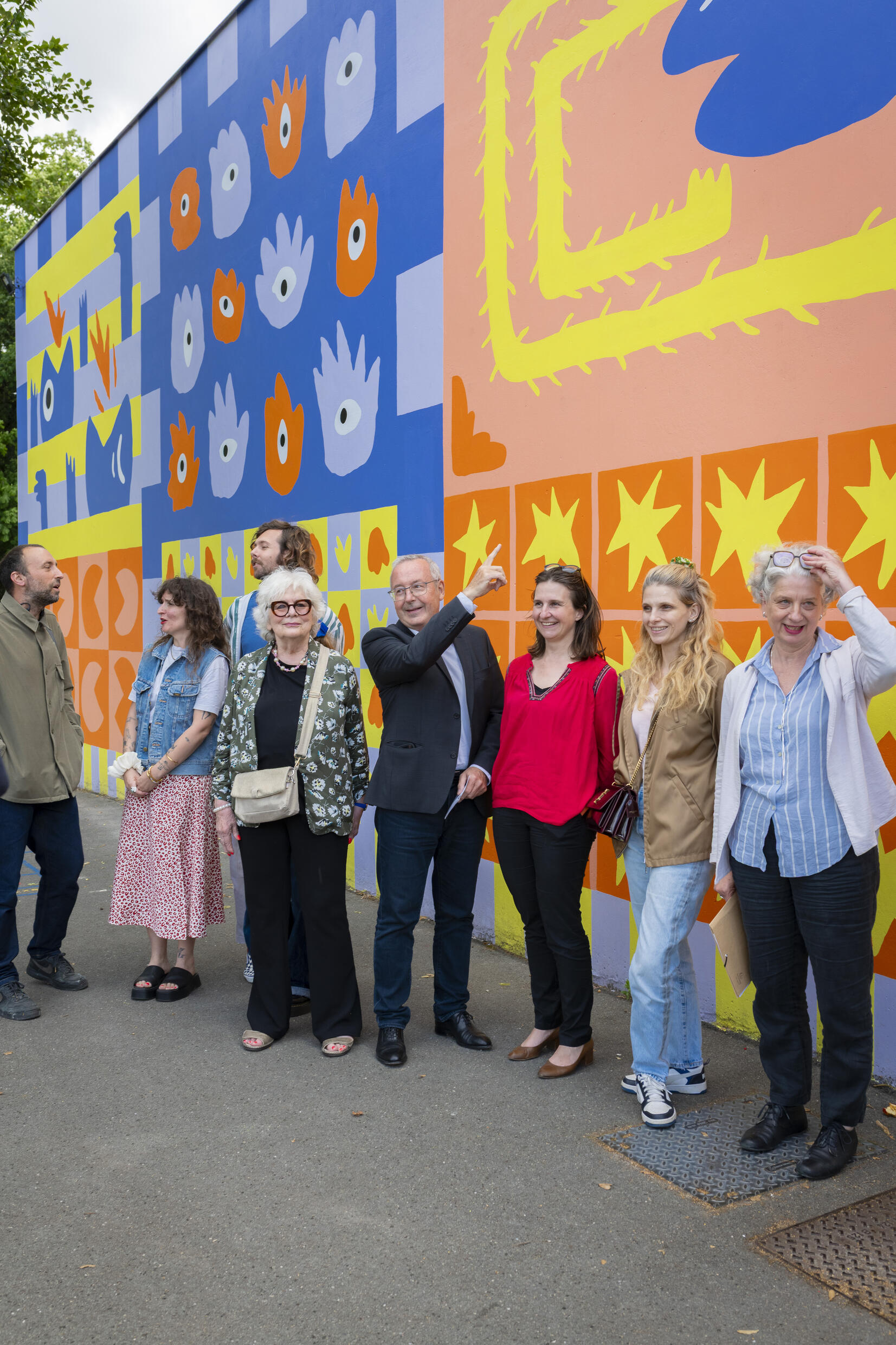 Image média: Le Mur aux enfants : quand les élèves de Stéhélin réinventent l'histoire de leur école 