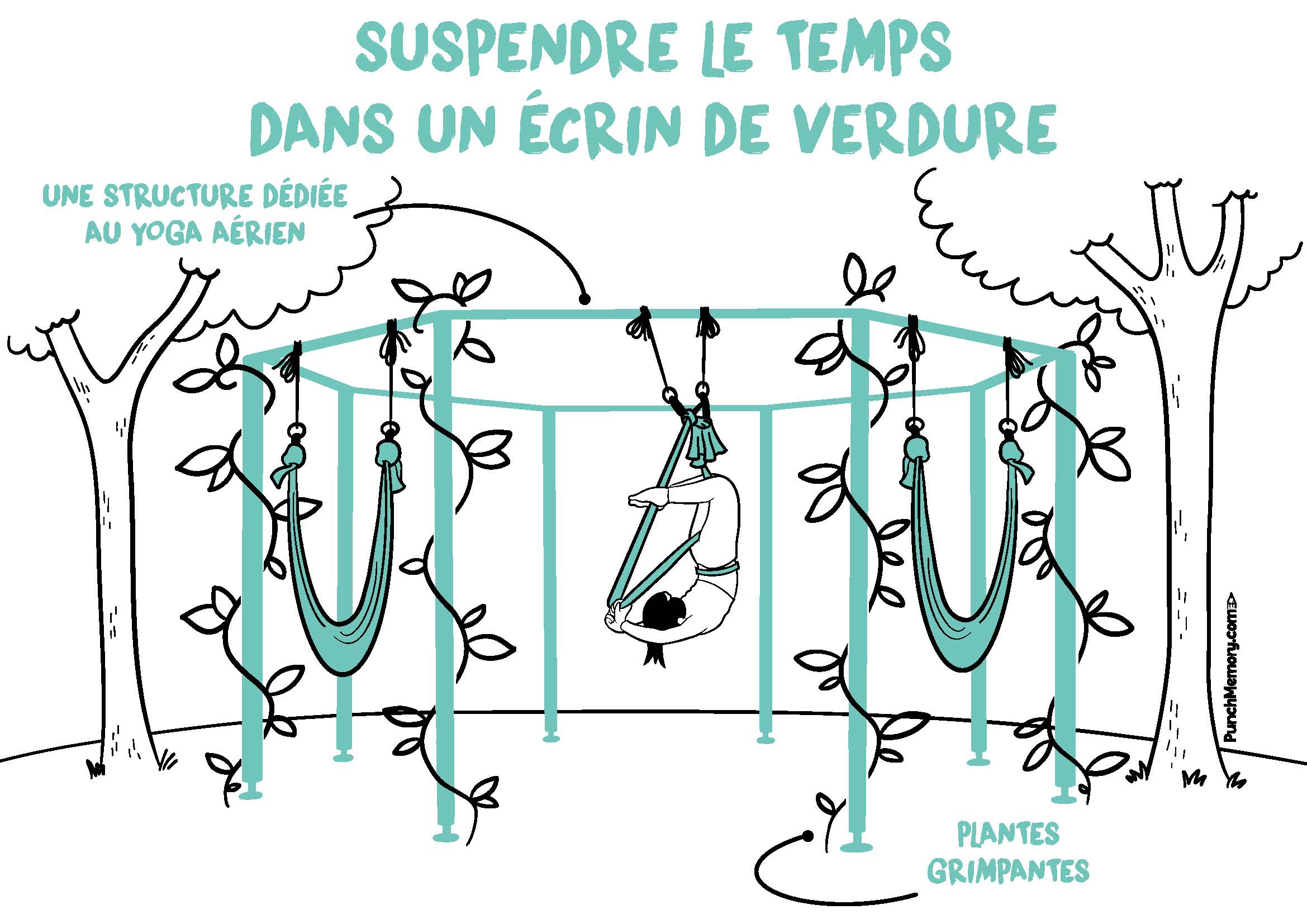 Image média: 14.	Du yoga aérien en plein air