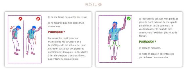 posture debout