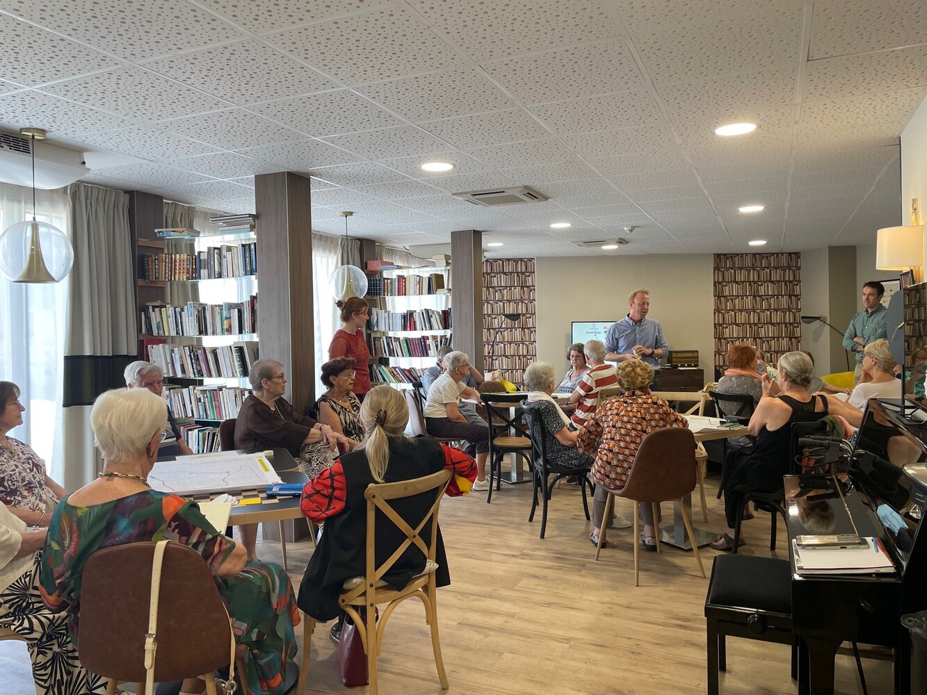 Photo de l'atelier avec les séniors du 16-07-2025