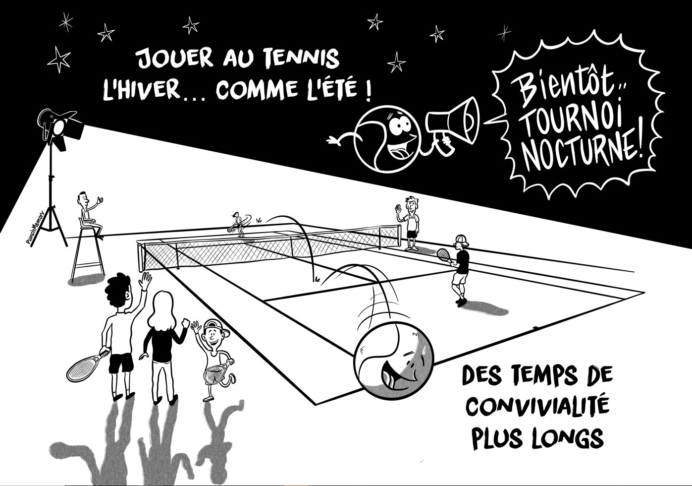 Image média: 16 - Eclairer les terrains des tennis de la plaine des sports Colette Besson